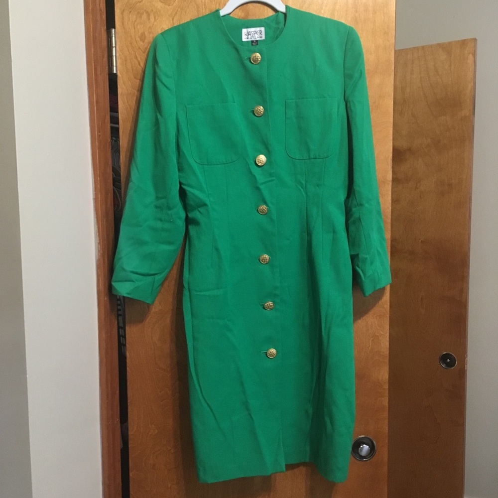 Stunning kelly green statement jacket